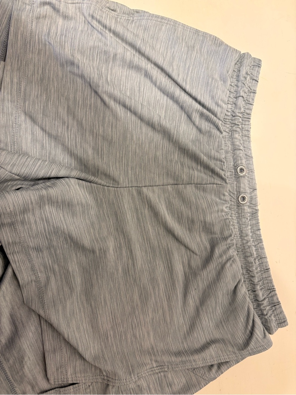 all in motion Heather Light Blue Lounge Shorts with Elastic Waist